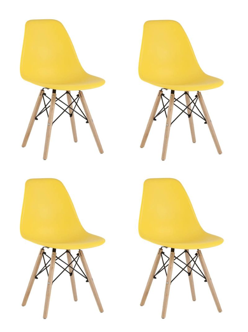 Комплект стульев Eames DSW Premium, 4 шт.