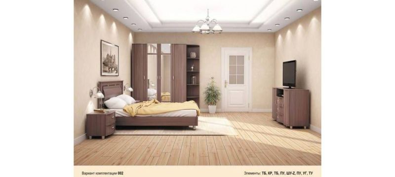 Модульная спальня Виктория дуб белфорт / жемчуг арт. 02-1695 купить в Краснодаре - Товар на картинке можно купить.